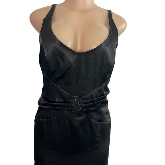 Karina Nites Black Midi Cocktail Dress - Picture 3 of 9